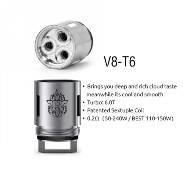 SMOK TFV8 T6 0.20Ohm - Imagen 3