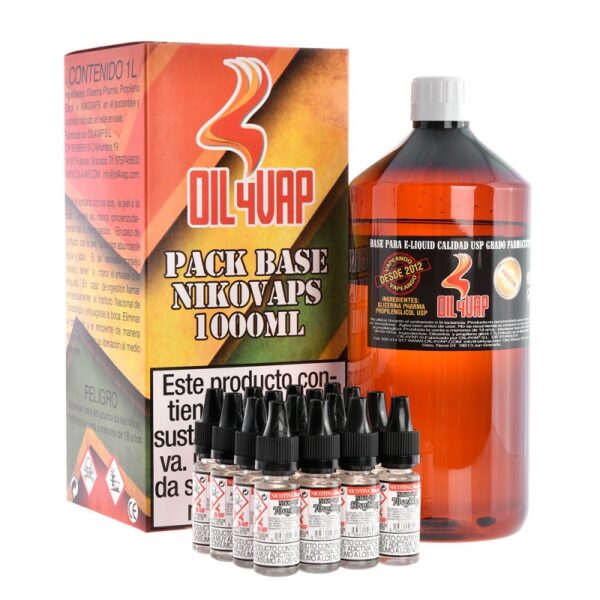 Pack Base + NicoKits OIL4Vap 3mg 1000ml