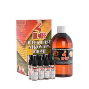 Pack Base + NicoKits OIL4Vap 6mg 500ml 50PG/50VG