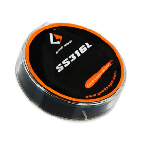 GEEKVAPE SS STAGGER FUSED CLAPTON WIRE SS316L (26ga 32ga) x2 32ga 10ft - GEEKVAPE