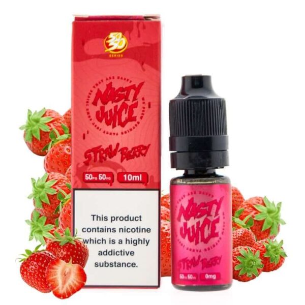 STRAWBERRY / NASTY JUICE 10ml 0mg