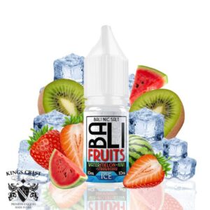 WATERMELON + STRAWBERRY + KIWI ICE 10ML 20MG / BALI FRUITS SALTS BY KINGS CREST