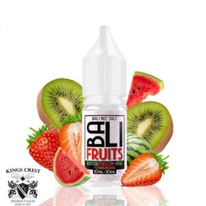 WATERMELON + STRAWBERRY + KIWI 10ML 20MG / BALI FRUITS SALTS BY KINGS CREST