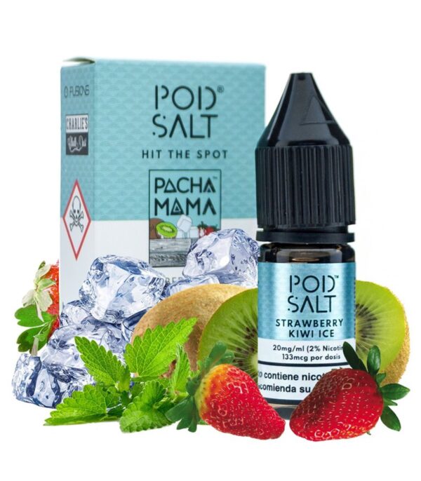 STRAWBERRY KIWI ICE PACHA MAMA - POD SALT 20MG