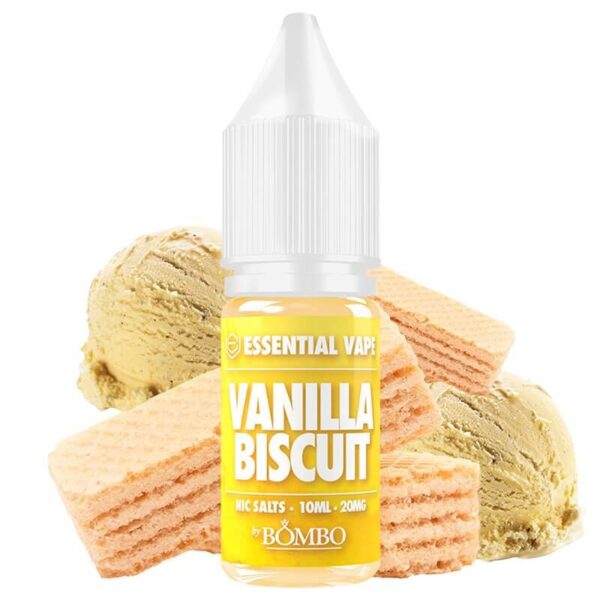 VANILLA BISCUIT - ESSENTIAL VAPE by BOMBO SALTS 10MG