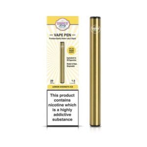 VAPE PEN DESECHABLE / DINNER LADY / LEMON SHERBETS ICE 20MG