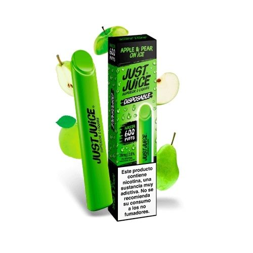 APPLE PEAR ON ICE / JUST JUICE DESECHABLE 20MG