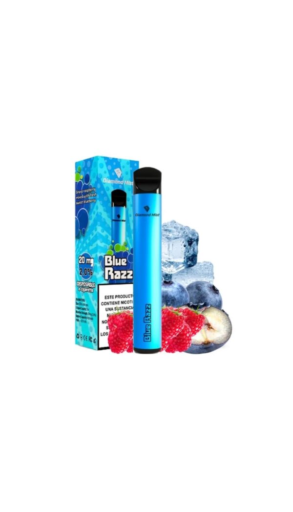 BLUE RAZZ / DIAMOND MIST BAR SIN NICOTINA