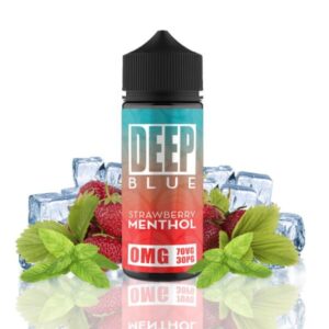 STRAWBERRY MENTHOL  - DEEP BLUE 100ML