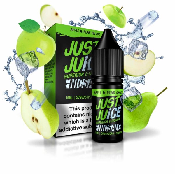 APPLE & PEAR ON ICE - JUST JUICE NIC SALT - 11MG