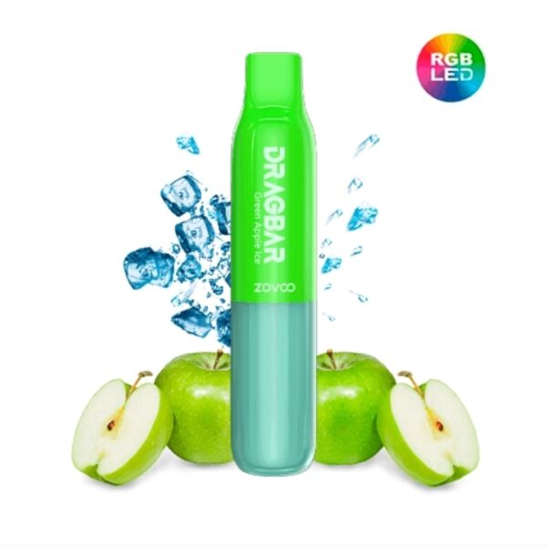 GREEN APPLE ICE / DRAGBAR ZOVOO RGB LED 20MG