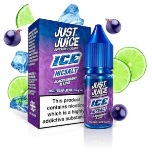 BLACKCURRANT & LIME - JUST JUICE ICE NIC SALT - 20MG