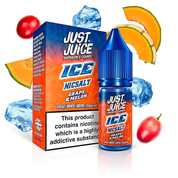 GRAPE & MELON - JUST JUICE ICE NIC SALT - 20MG