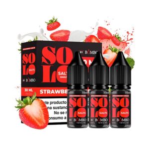 STRAWBERRY CREAM - SOLO SALTS BY BOMBO 10MG 30ML