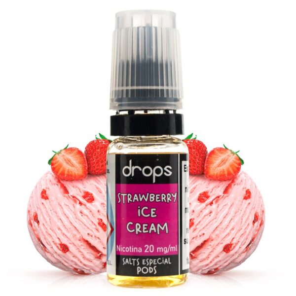 STRAWBERRY ICE CREAM - DROPS SALTS 20MG