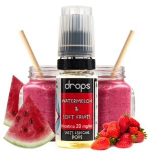 WATERMELONM & SOFT FRUITS - DROPS SALTS 20MG