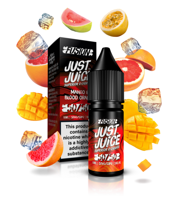 MANGO & BLOOD ORANGE ON ICE - JUST JUICE NIC SALT - 20MG