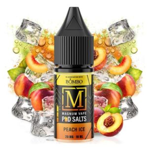 PEACH ICE / MAGNUM & BOMBO SALTS 10MG