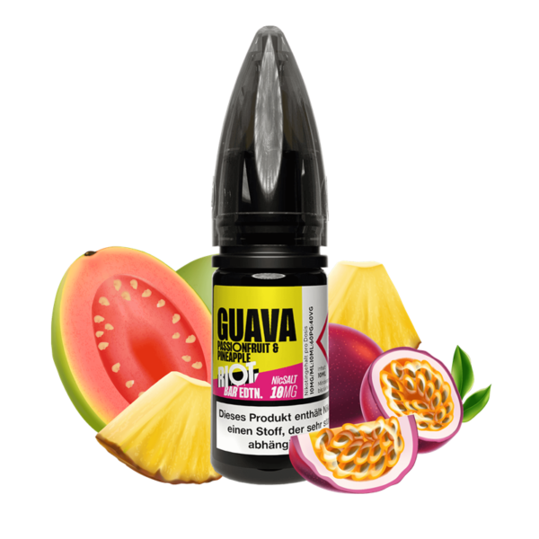 GUAVA PASSIONFRUIT PINEAPPLE / RIOT BAR EDTN. SALTS 20MG