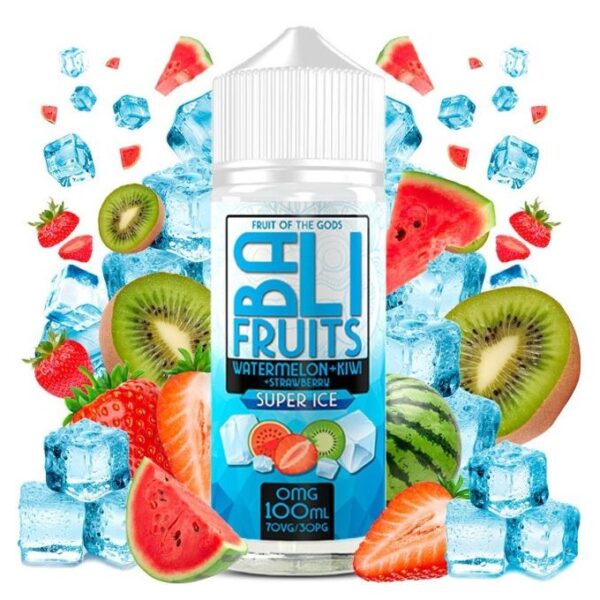 WATERMELON+STRAWBERRY+KIWI SUPER ICE - BALI FRUITS 100ML