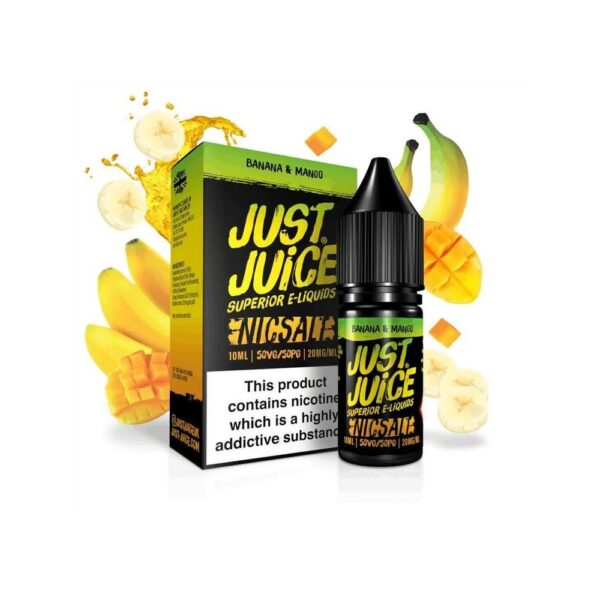 BANANA & MANGO - JUST JUICE NIC SALT - 20MG