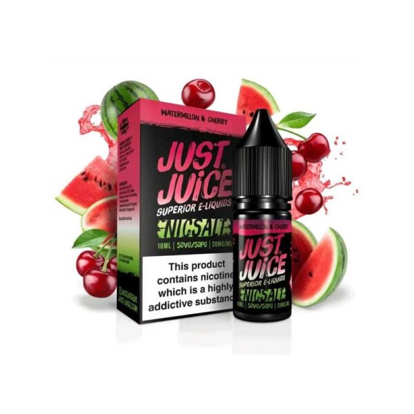 WATERMELON & CHERRY - JUST JUICE NIC SALT - 20MG