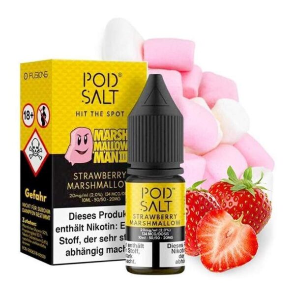 STRAWBERRY MARSHMALLOW MAN - POD SALT 20MG