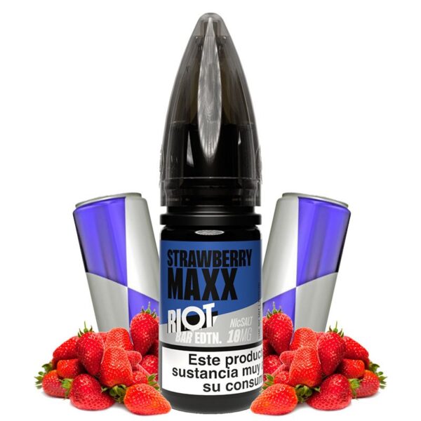 STRAWBERRY MAXX / RIOT BAR EDTN. SALTS 10MG