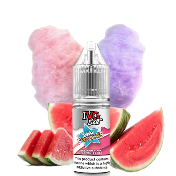 WATERMELON COTTON CANDY / IVG SALTS BAR / 10MG 10ML