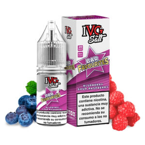BLUEBERRY SOUR RASPBERRY / IVG SALTS BAR / 20MG 10ML