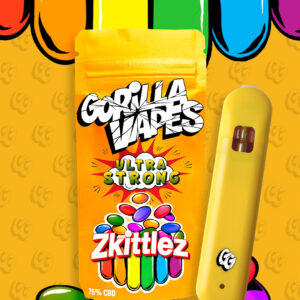 ZKITTLEZ - DESECHABLE CBD - 1ML 75% - GORILLA VAPES
