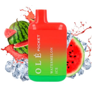 WATERMELON ICE / BUD VAPE OLÉ POCKET 800 20MG