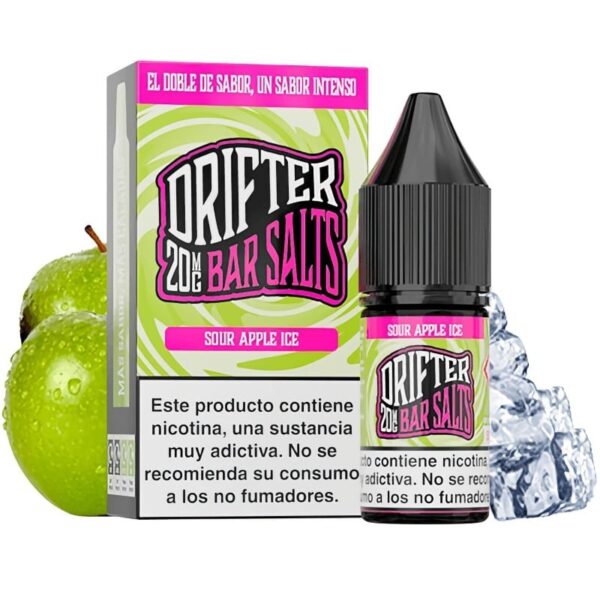 SOUR APPLE ICE - DRIFTER BAR SALTS 20MG