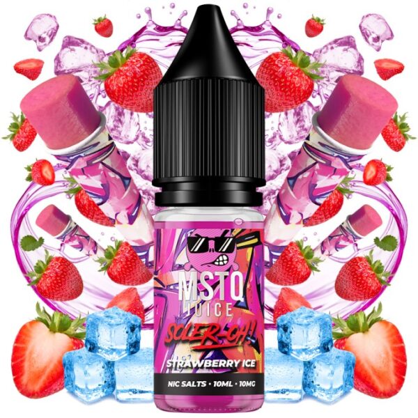 SOLER-OH! STRAWBERRY ICE - MSTQ JUICE - SALTS 10MG