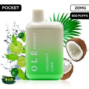 COCONUT LIME / BUD VAPE OLÉ POCKET 800 20MG