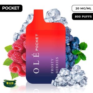 FROSTY BERRIES / BUD VAPE OLÉ POCKET 800 20MG