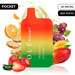 TROPICAL ISLAND / BUD VAPE OLÉ POCKET 800 20MG