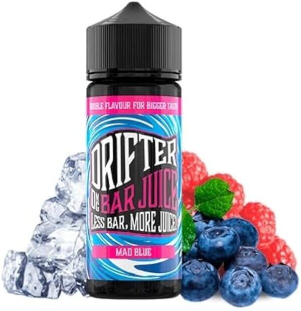 MAD BLUE / DRIFTER 0MG BAR JUICE 100ML