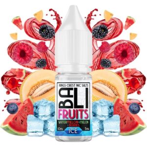WATERMELON + MELON + BERRIES ICE / BALI FRUITS SALTS / 10ML 20MG