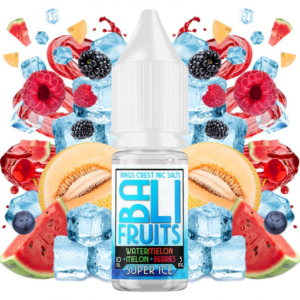WATERMELON + MELON + BERRIES SUPER ICE / BALI FRUITS SALTS / 10ML 20MG