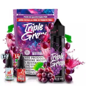 TRIPLE GRAPE - PACK SALTS - OIL4VAP 60ML