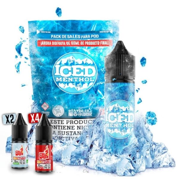 ICED MENTHOL - PACK SALTS - OIL4VAP 60ML