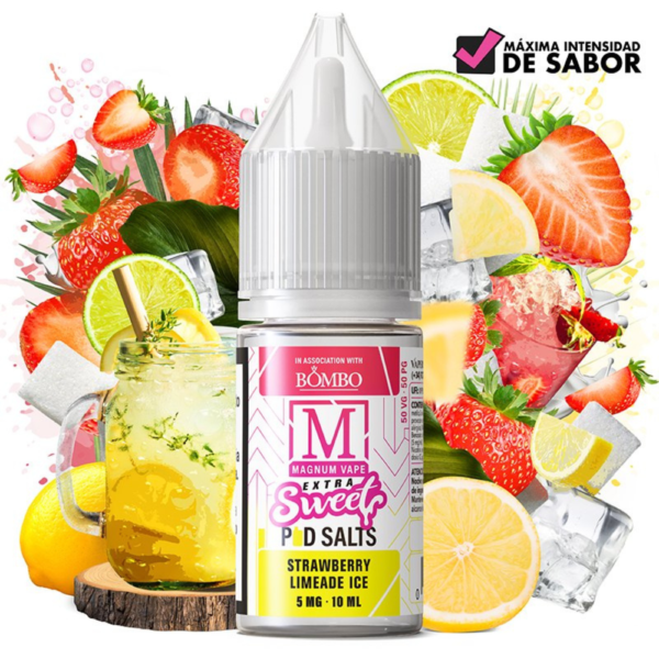 STRAWBERRY LIMEADE ICE / MAGNUM VAPE EXTRA SWEET POD SALTS 20MG