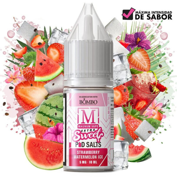 STRAWBERRY WATERMELON ICE / MAGNUM VAPE EXTRA SWEET POD SALTS 20MG