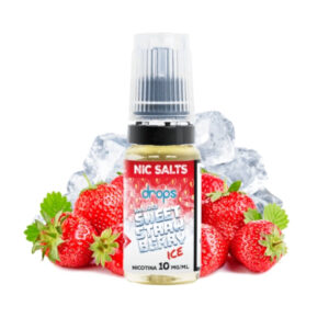 SWEET STRAWBERRY ICE - DROPS BAR JUICE SALTS 20MG