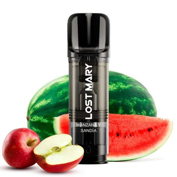 APPLE WATERMELON / LOST MARY / RECAMBIO TAPPO AIR 20MG ( 2 PCS )