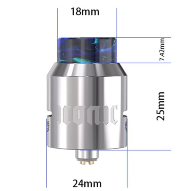 IONIC BF RDA – VANDY VAPE - SILVER - Imagen 2