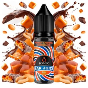 PEANUT CHOCOLATE CARAMEL - BOMBO BAR JUICE - AROMA MINILONGFILL 5/15ML
