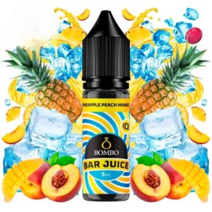 PINEAPPLE PEACH MANGO ICE - BOMBO BAR JUICE - AROMA MINILONGFILL 5/15ML