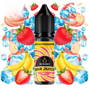 STRAWBERRY BANANA ICE - BOMBO BAR JUICE - AROMA MINILONGFILL 5/15ML